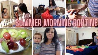REALISTIC MOM OF 7 SUMMER MORNING ROUTINE | 5AM SAHM ROUTINE