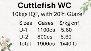 Cuttlefish Whole Cleaned Photos