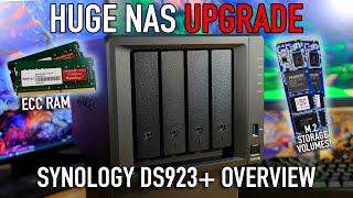 Huge NAS Upgrade: NVME Storage Pool, ECC Memory, 10 GbE: Synology DS923+ Overview