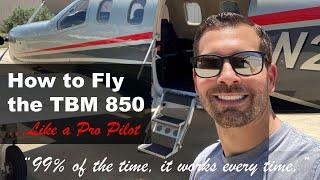 How to Fly the TBM 850 Like a Pro Pilot - Boerne Stage (5C1) to College Station (KCLL) FULL FLIGHT