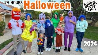 24 Hours with 8 Kids on Halloween 2024