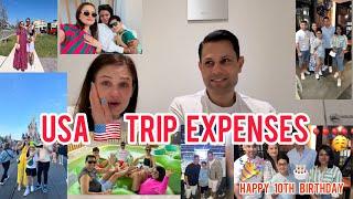 USA FAMILY TRIP 2025 | FINALLY SHARING OUR TRIP EXPENSES ~ UK TO AMERICA | GOT EMOTIONAL AT THE END