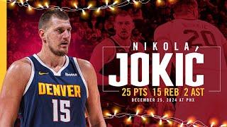 Nikola Jokić Full Christmas Game Highlights vs. Suns  | 12/25/24