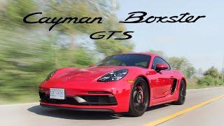 2018 Porsche 718 Cayman GTS vs Boxster GTS Review