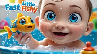 Fast Little Fishy Bath Time Song for Kids | CherryLemon Kids Nursery Rhymes & Baby Songs