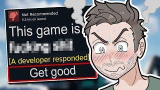 A Developer Absolutely Embarrassed a Negative Steam Reviewer