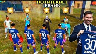 Leonel Messi on Free fire [NADIYA FF ] No Internet Prank