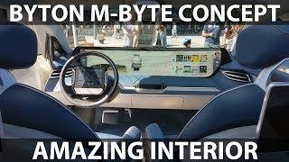 Byton M-Byte Concept amazing interior