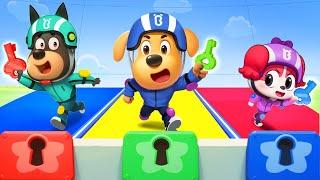 The Escape Room Challenge | Funny Cartoons for Kids | Police Cartoon | Sheriff Labrador