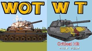 WOT MAUS VS WAR THUNDER MAUS