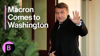 French President Emmanuel Macron Visits Trump to Talk Ukraine