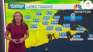 Foggy start transitions to cloudy conditions in Boston