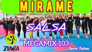 MM 103 MIRAME - SALSA - ZUMBA DANCE - ZUMBA WORKOUT - MEGAMIX 103 - ZUMBA FITNESS@AdindaAeroZumba