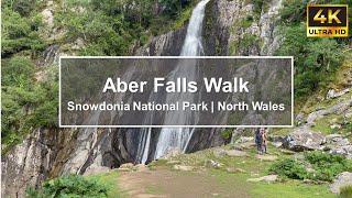 4K | ABER FALLS HIKE | WALES BEST WATERFALL | SNOWDONIA NATIONAL PARK | NORTH WALES