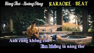 [KARAOKE] Nàng Thơ - Hoàng Dũng | KARAOKE - BEAT GỐC