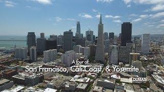 Aerial tour of San Francisco, Big Sur, and Yosemite (4K)