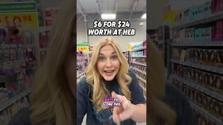 $6 for $24 worth of personal care items at HEB! #heb #couponing #savingmoney #deals #coupon #frugal