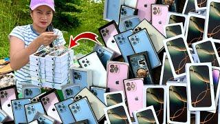 Super...Found Many iphone 16pro max It's chained in Box & How to restoration iphone 12 Cracked