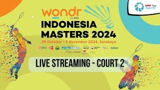 Court 2 - WONDR BY BNI INDONESIA MASTERS 2024 DAY 4