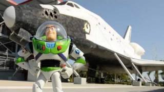 Buzz Lightyear has returned from the International Space Station