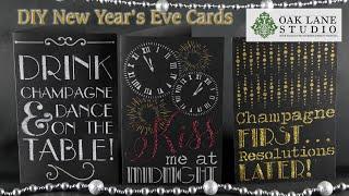 DIY New Years Eve Invitations | Oak Lane Studio