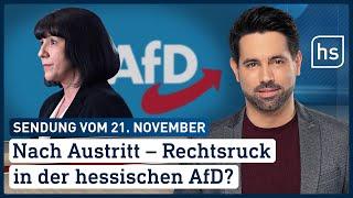 Nach Austritt - Rechtsruck in der hessischen AfD? | hessenschau vom 21.11.2022