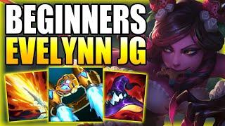 HOW TO PLAY EVELYNN JUNGLE FOR BEGINNERS IN-DEPTH GUIDE S13! - Best S+ Build/Runes League of Legends