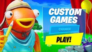  LIVE: FORTNITE CUSTOM GAMES mit Zuschauern (OMG)!