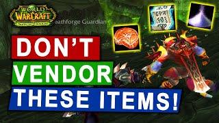 Don't Vendor These Items While Leveling in TBC Classic (Secretly Valuable)