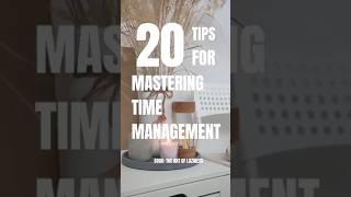 Mastering Time Management Tips from the Book - The Art of Laziness