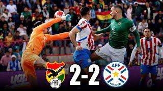 BOLIVIA vs PARAGUAY 2-2 | GOLES y RESUMEN del PARTIDO | eliminatorias sudamericanas