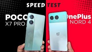 POCO X7 Pro vs OnePlus Nord 4 | Speed Test