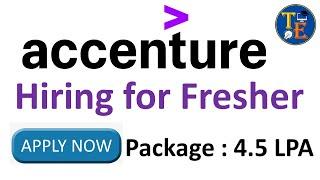 Accenture Hiring Fresher 2022/2021/2020 | Accenture recruiting Fresher 2022 | Techno Elite