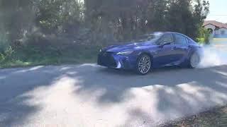 Lexus IS500 Burnout