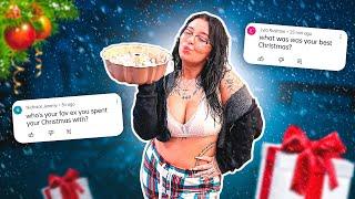 CHRISTMAS Q AND A w/ Danielle Cohn while making HOT COCOA DIP!