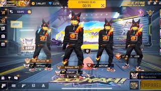 NOS VESTIMOS CON LA SKIN PRINCIPAL DEL PASE BOOOYAH FREE FIRE ÉPICO