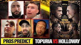 FIGHTERS PREDICT: Ilia Topuria vs. Max Holloway | UFC 308