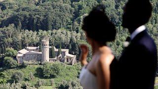 Destination wedding video Umbria, Orvieto