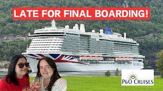 P&O Cruises Iona - Day 1 - We Arrive Late on Embarkation Day and Enjoy Dinner in The Beach House