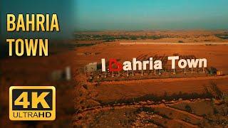 I Love Bahria Town Drone View 11 - Karachi Aerial View Stock Footage HD