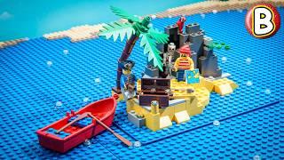 LEGO 6254 Rocky Reef Pirates | Stop Motion Review