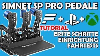 Simnet SP Pro Pedale - TUTORIAL für die ERSTEINRICHTUNG (für Konsolenfahrer)