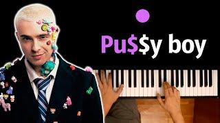 Егор Крид - Pu$$y boy (Ты прячешь под маской себя- карнавал) ● караоке | PIANO_KARAOKE ● ᴴᴰ + НОТЫ