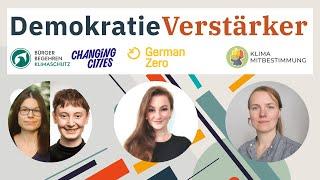 Demokratieverstärker Vol. 5 mit BürgerBegehren Klimaschutz, GermanZero und Klimamitbestimmung