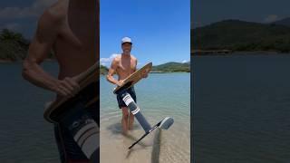 How To Beach Start A Massive Foil #beachstart #pumpfoiling