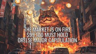 The Daily Update - THE MARKET IS ON FIRE. $99,100 MUST HOLD