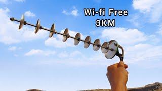 How to make a long range wifi antenna up to 3km