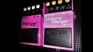 Boss HF-2 Hi Band Flanger VS BF-2 Flanger