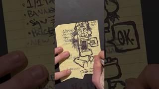 Daily Faces Challenge: Day 361/365 - To-Do List Marker Doodle | Art Timelapse ️ #shorts