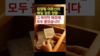 『양말 한 켤레에 담긴 60년의 약속… 어르신의 마지막 이야기』